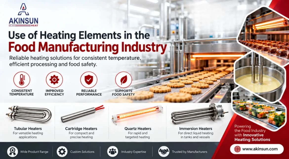 Heating Elements for Food Manufacturing